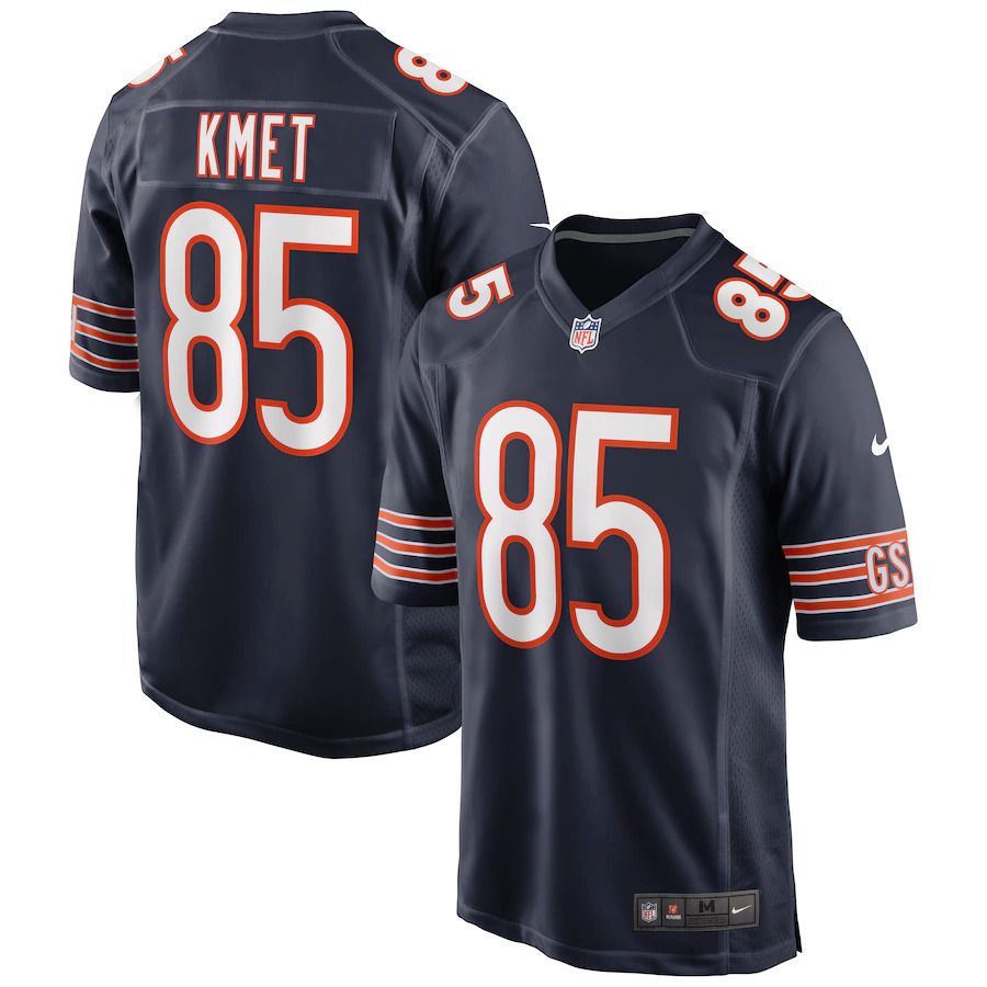 Men Chicago Bears #85 Cole Kmet Nike Navy Player Game NFL Jersey->chicago bears->NFL Jersey